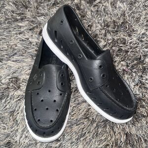 Sperry Authentic Original Float Cozy Boat Shoe STS23886 NAVY Men 9/Women 11 EUC